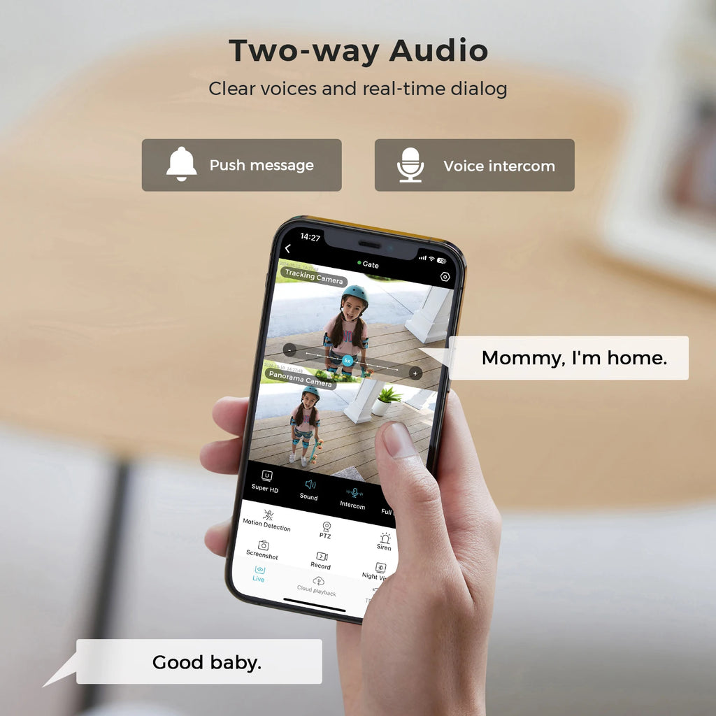Caméra de surveillance extérieure