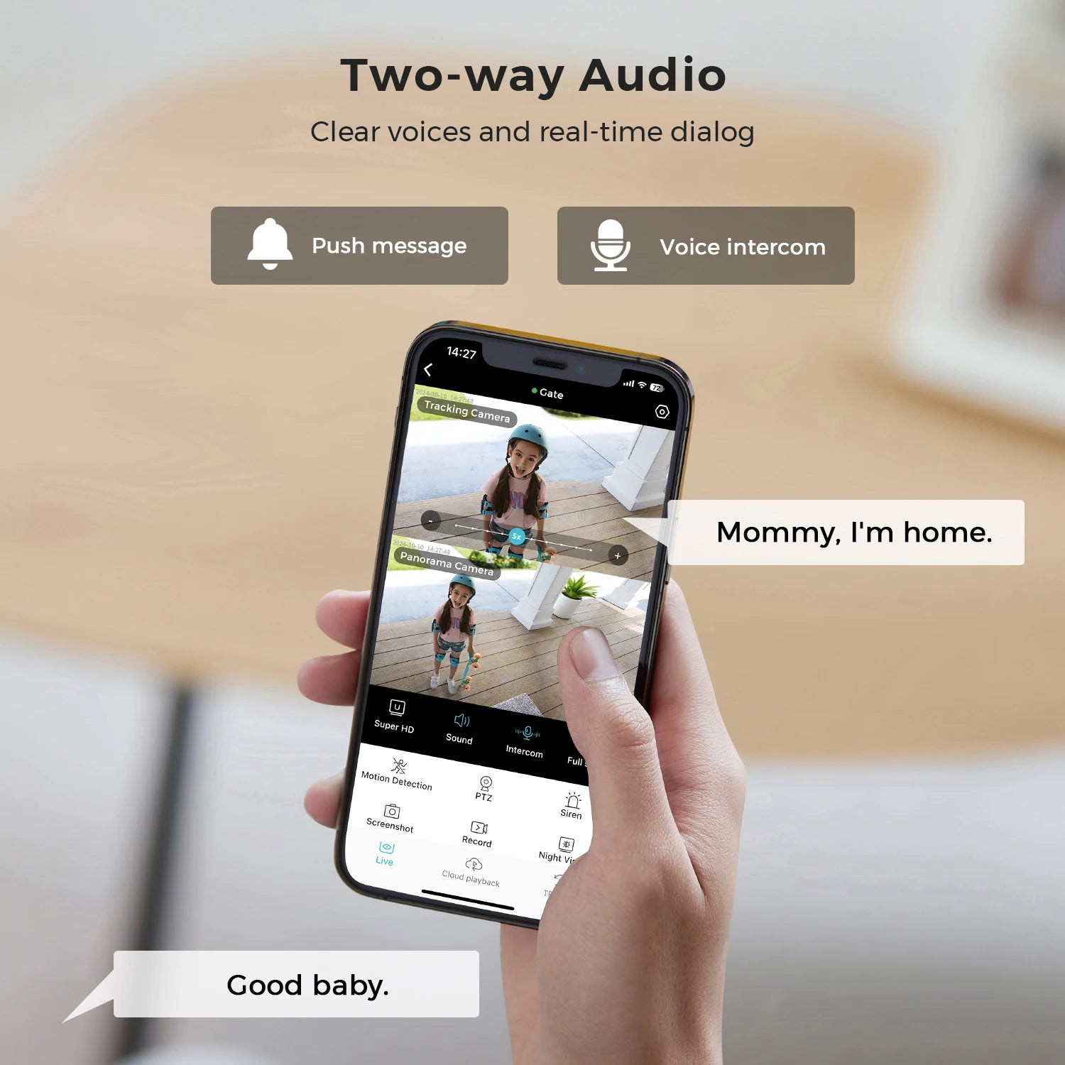 Caméra de surveillance extérieure