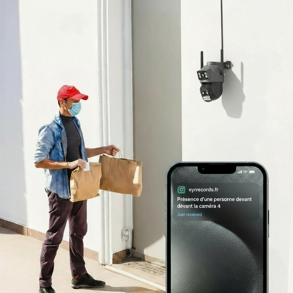 Caméra de surveillance extérieure