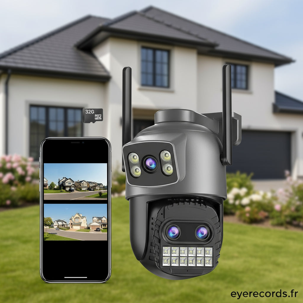Caméra de surveillance extérieure